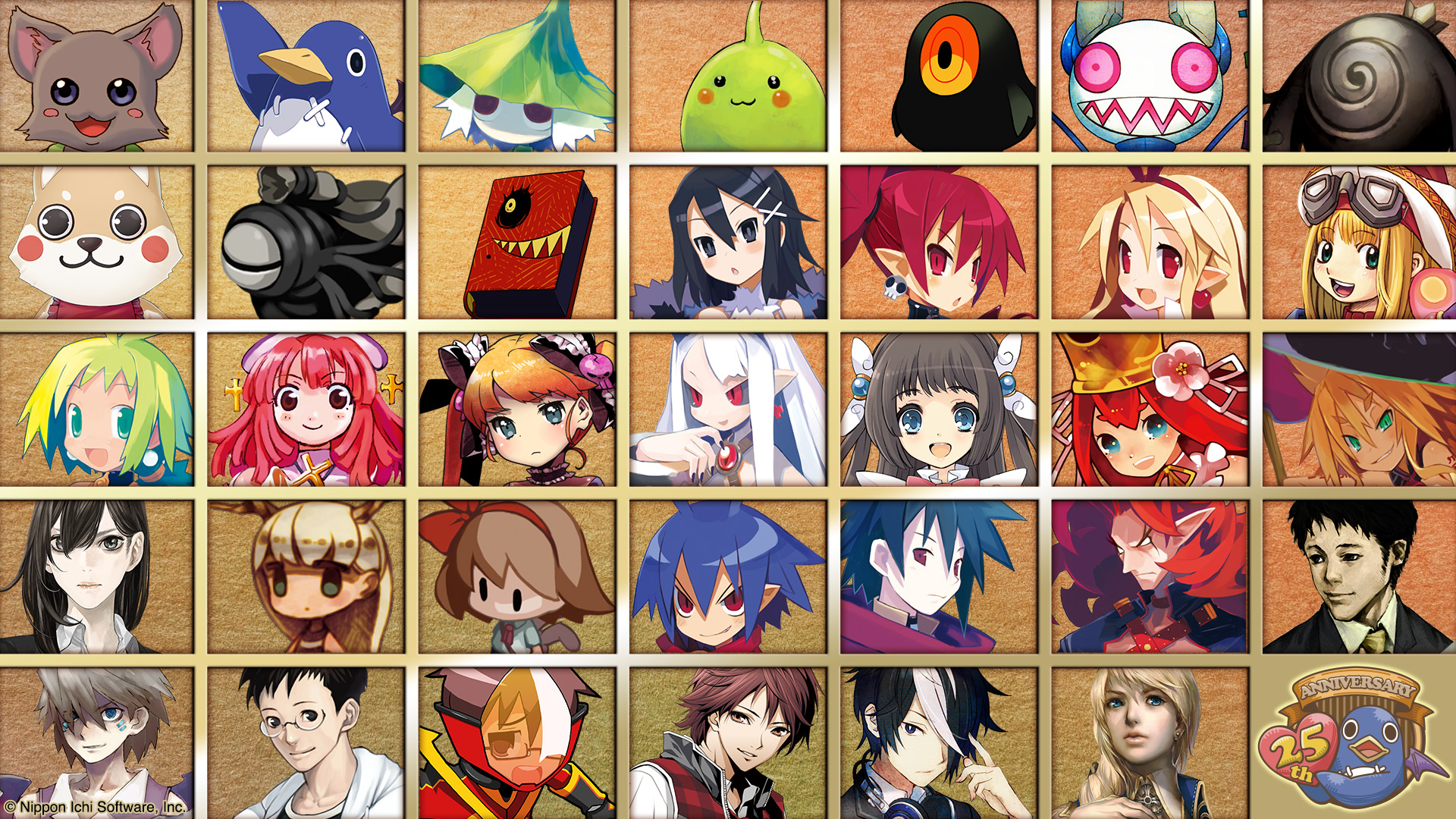 ツイッターアイコン 壁紙配布 Nippon Ichi Software 25th Anniversary 日本一ソフトウェア