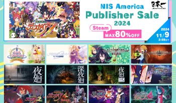 SteamにてNIS America Publisher Sale 2024開催中　2024年11月9日午前3時まで 25タイトルが最大80%OFF