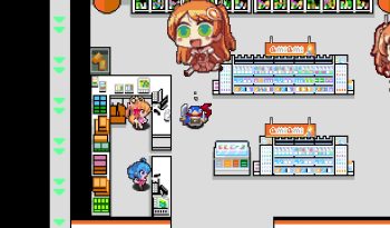 クラシックダンジョンX3　ゲーム内画面写真　あみあみアキバ店を表現したコラボマップ あみあみマップ