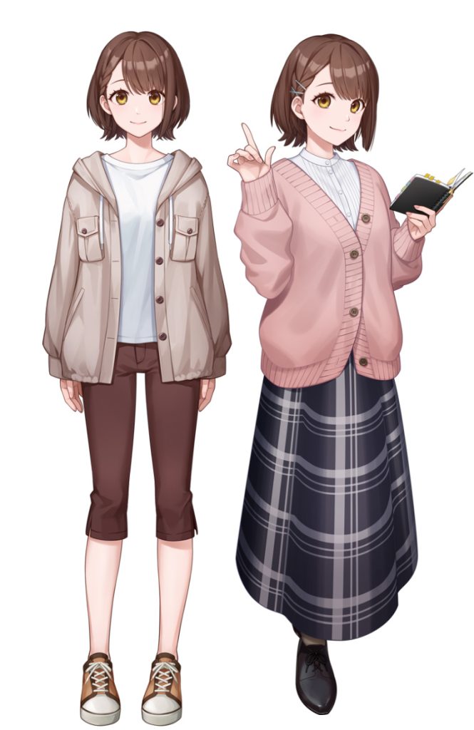 風雨来記5　キャラクターイラスト　鹿間茜