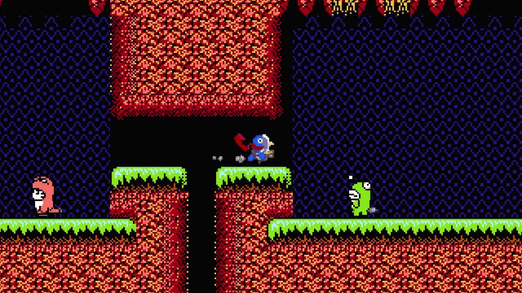 クラシックダンジョンX3　ゲーム内画面写真　SUNSOFTコラボマップ　へべれけマップ　コラボマップは歩き回ったり、配置されているキャラクターに話しかけることもできます。