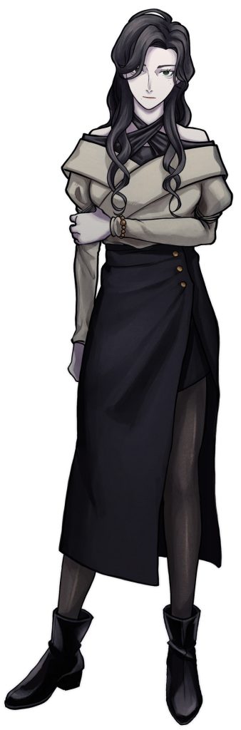 ホラーアドベンチャーゲーム 連呪　キャラクターイラスト 北川愛美