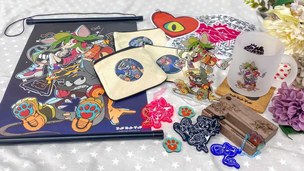 MAD RAT DEAD 新グッズ　アクリルジオラマスタンド、アクリルキーホルダー、ウッドマルチスタンド、フロストマグ、ミニタペストリー、ティッシュポーチ　購入特典ハート形パスケースまたはミニタオル