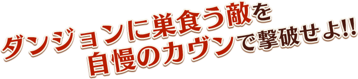 ダンジョンに巣食う敵を自慢のガウンで撃破せよ！！