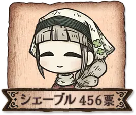 シェーブル 456票